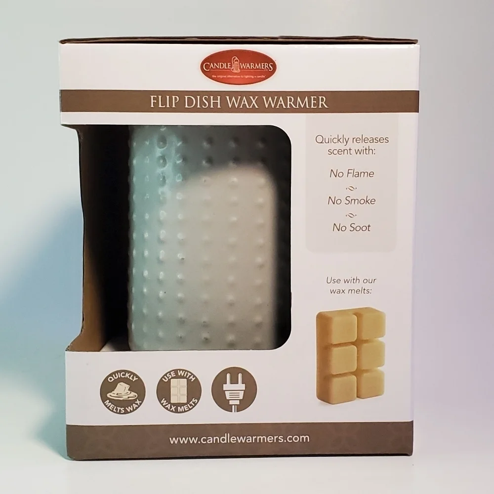 Flip Dish Wax Warmer with Silicone Wax Dish Electric Plug -in 